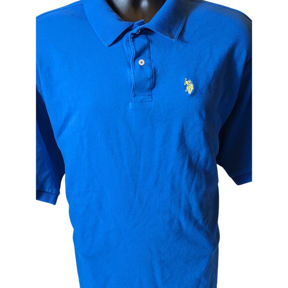 U.S. Polo Assn. Blue Polo Shirt Mens XLT Classic Fit Short Sleeve Luxury Feel - Picture 3 of 16